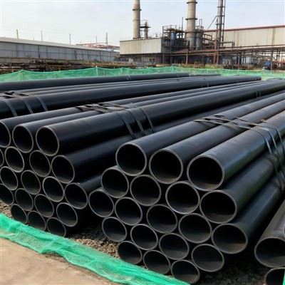 Tubo in acciaio tondo nero senza cuciture APL 5L