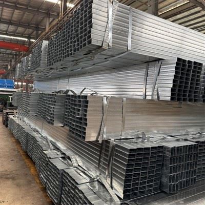 TUBO QUADRATO CAVO DELLA FABBRICA DELLA CINA TUBO ZINCATO A CALDO TUBO RETTANGOLARE 50X100