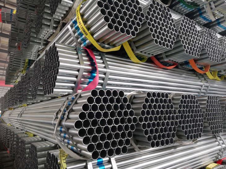 Tubo in acciaio a sezione cava zincato pre-astonato ASTM A53