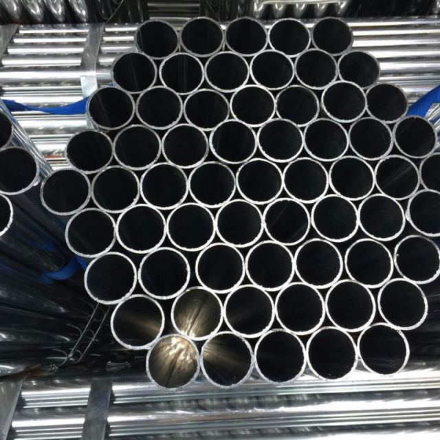 Tubo in acciaio rotondo pre-galvanizzato materiale di scaffolding