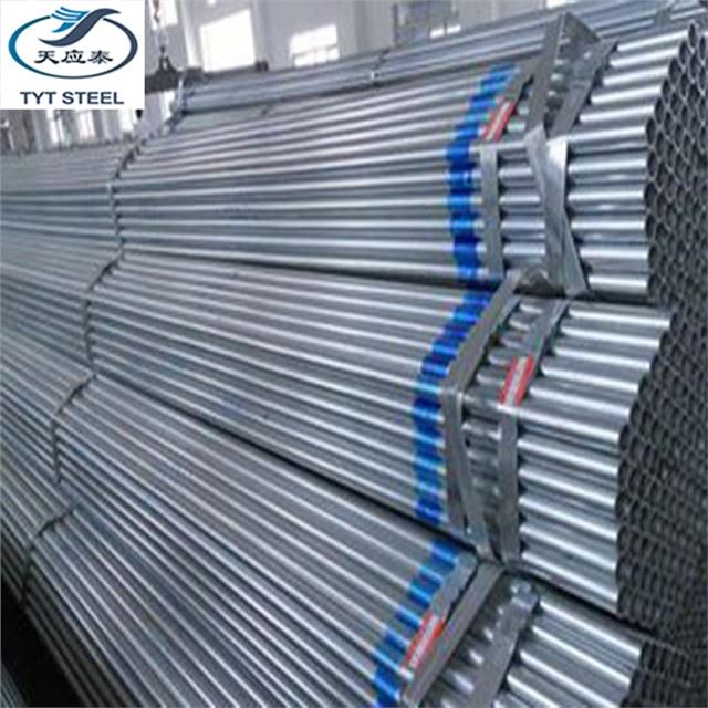 Tubo per ponteggi zincato STK400