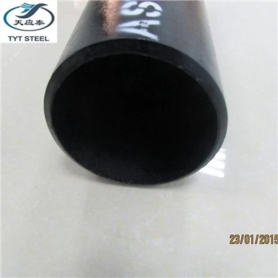 BS1387 Tubo Erw in acciaio al carbonio nero