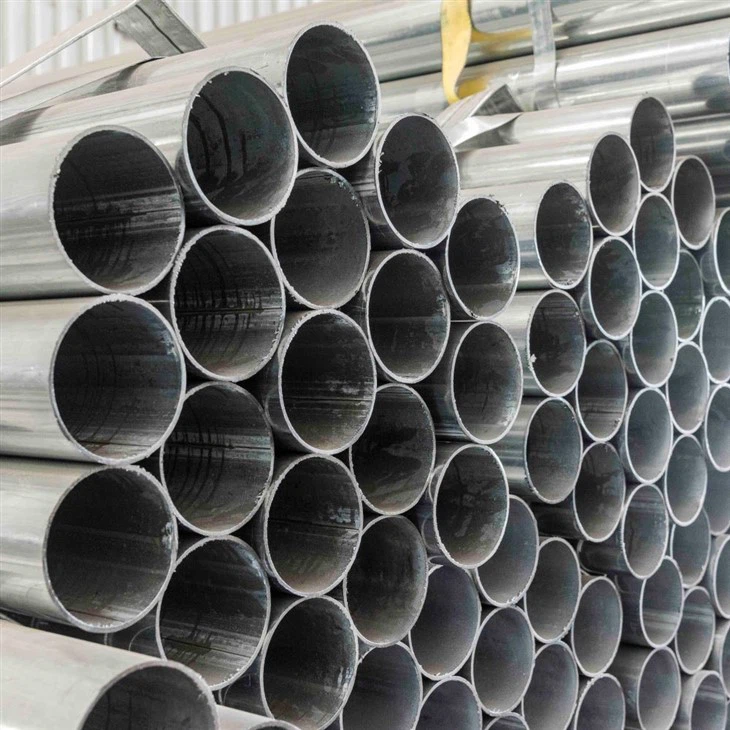 2 Inch Black & Galvanized Steel Pipe - ASTM A53 SCH40 48mm 20ft for Construction/Industrial factory